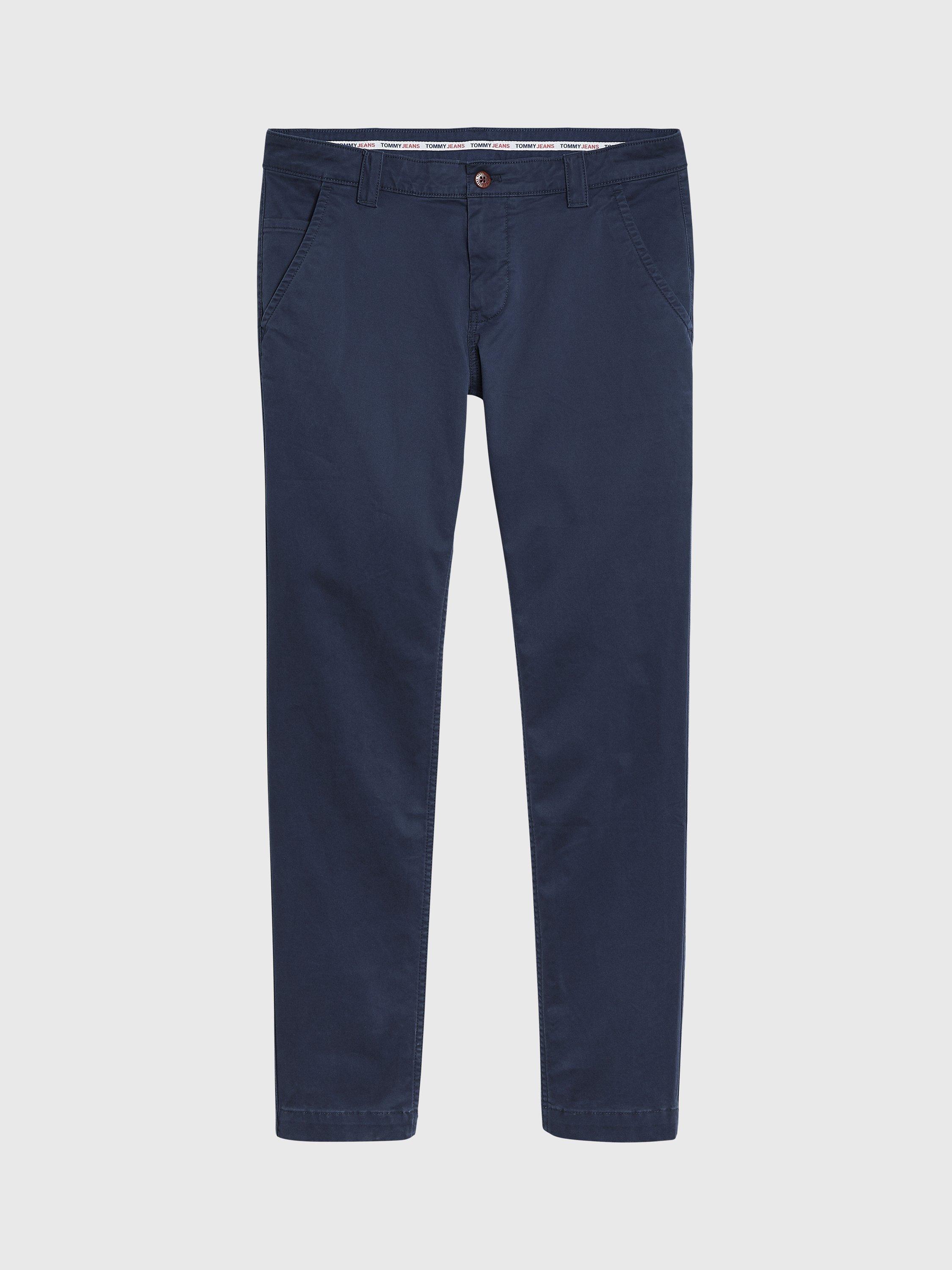 Product image 4 of 5, which shows Tommy Hilfiger Chino Trousers, Twilight Navy, 36S