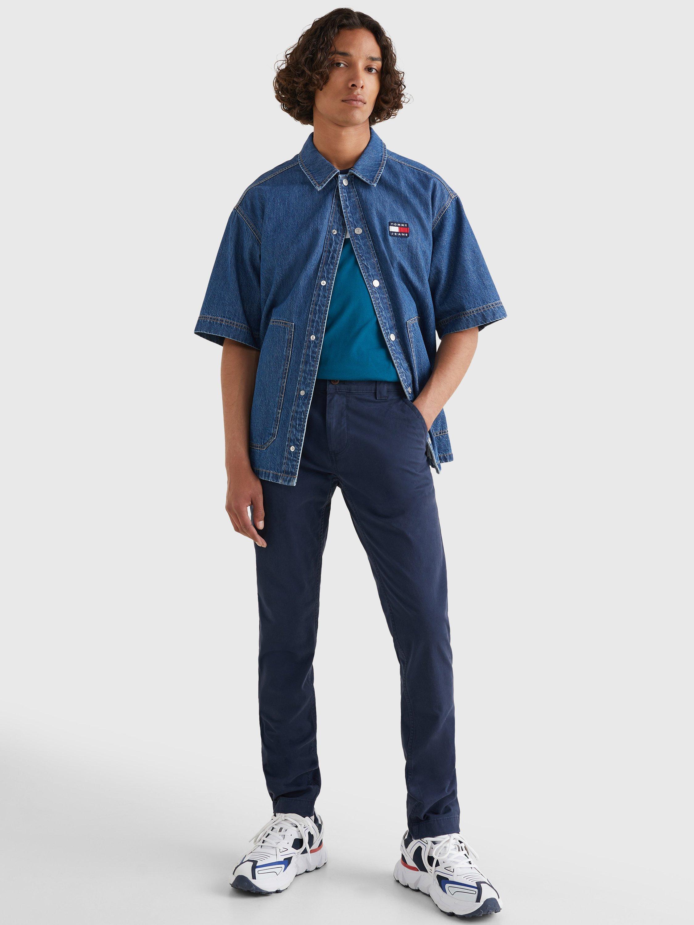 Product image 5 of 5, which shows Tommy Hilfiger Chino Trousers, Twilight Navy, 36S