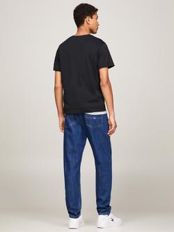 Tommy Jeans Organic Cotton Crew Neck T-Shirt - view 2, Tommy Black
