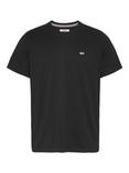 Tommy Jeans Jersey Crew Neck Tee, Black