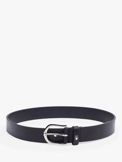 Tommy Hilfiger Danny Leather Belt, Masters Black