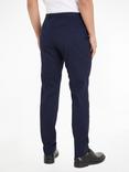 Calvin Klein Slim Fit Stretch Wool Blend Trousers, Ink Blue