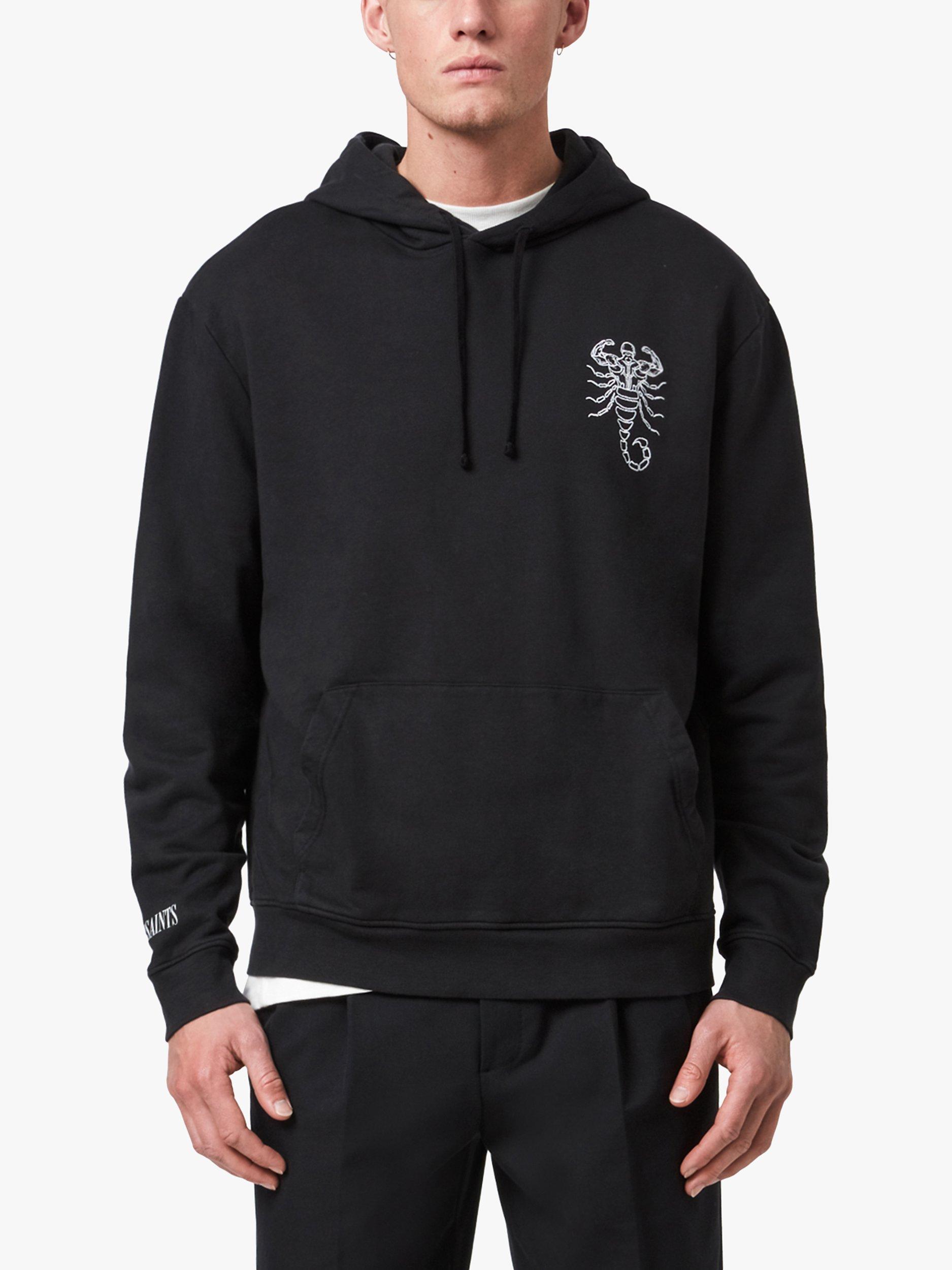 AllSaints Skorpions Oth Hoodie, Jet Black
