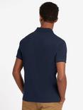 Barbour Tartan Pique Polo Shirt, Navy