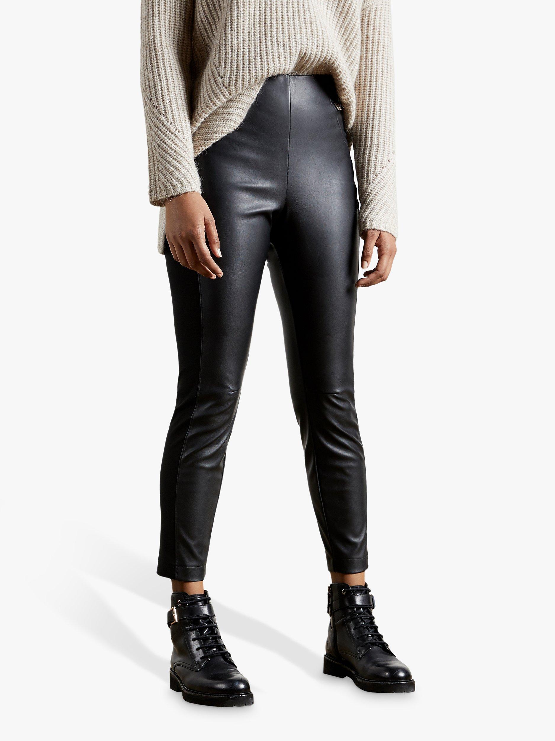 Ted Baker Vllada Faux Leather Leggings, Black