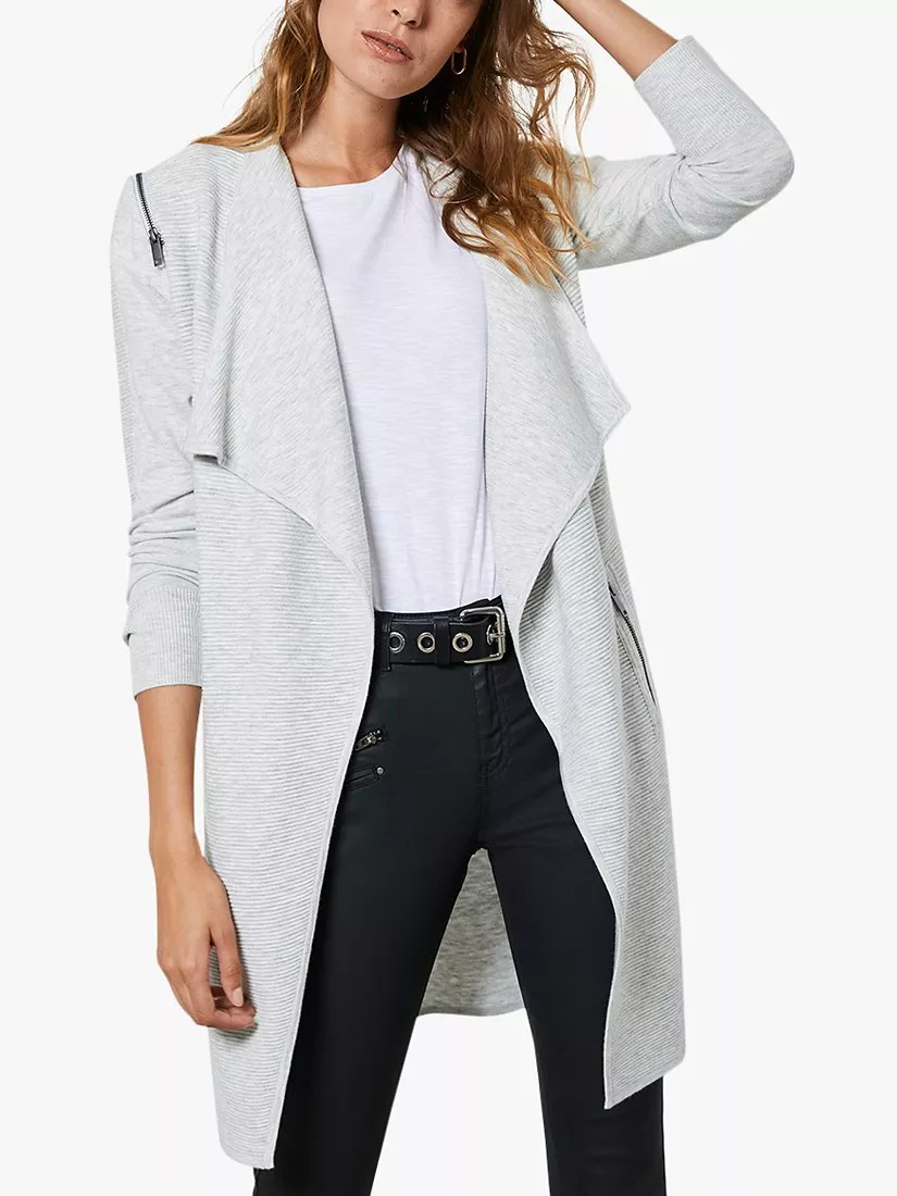 Mint velvet grey ottoman cardigan hotsell