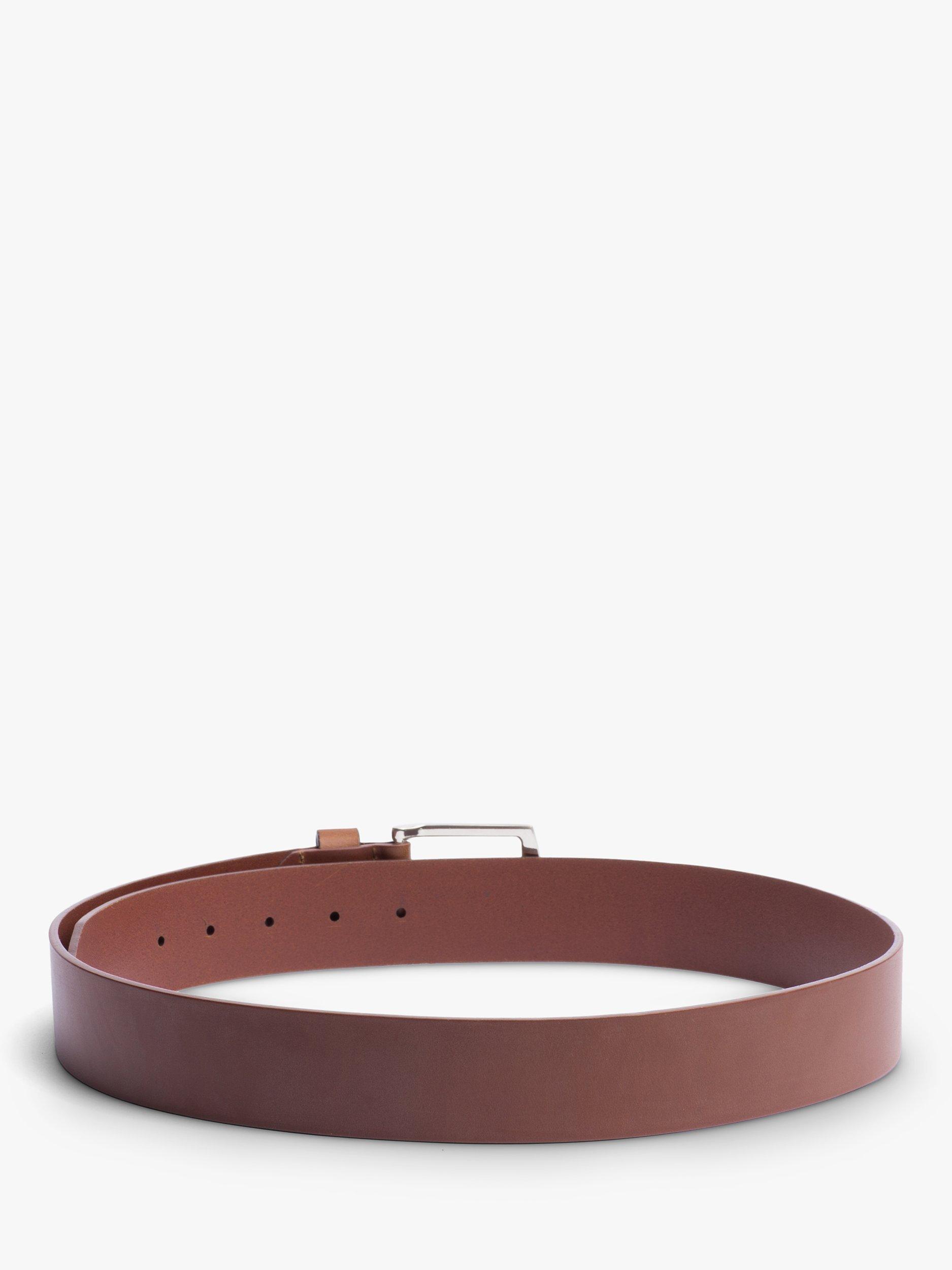Product image 2 of 2, which shows Tommy Hilfiger New Denton Leather Belt, Dark Tan, 31