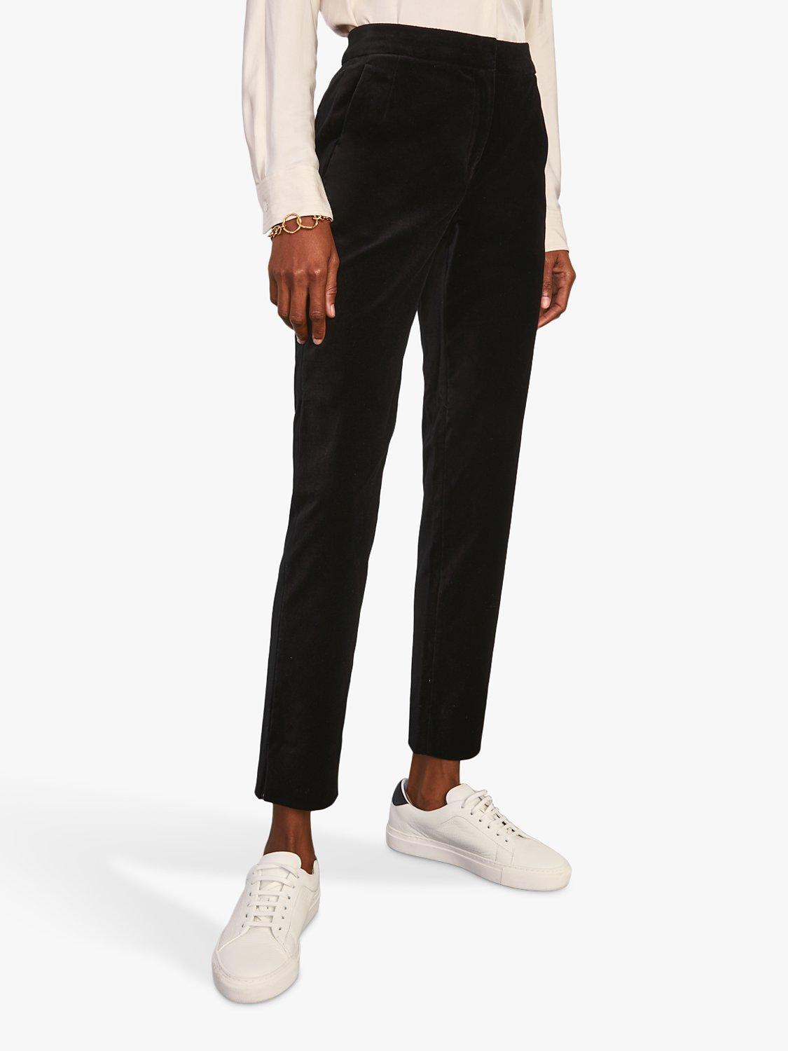 Jigsaw Paris Velvet Slim Fit Trousers
