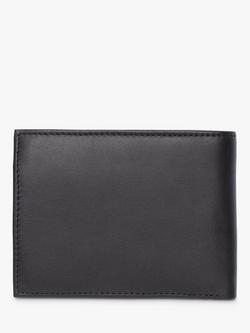Tommy Hilfiger Eton Leather Flap Coin Wallet - view 2, Black