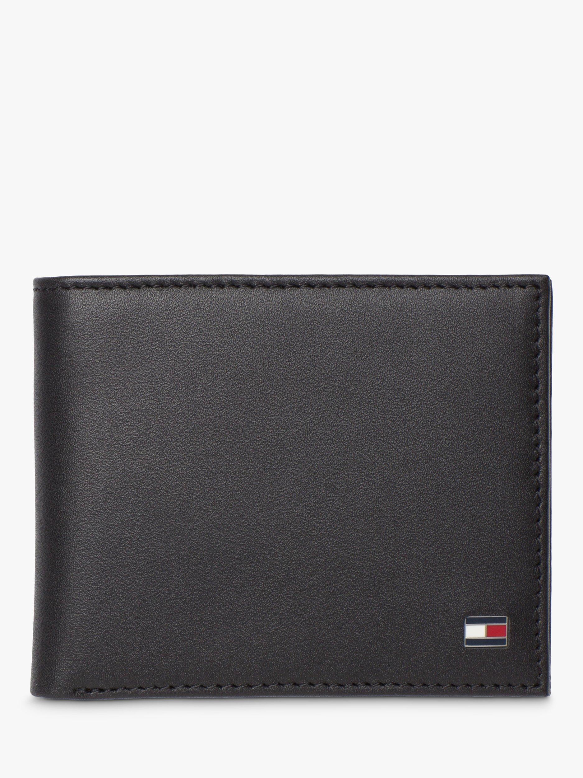 Tommy Hilfiger Eton Leather Card Wallet, Black