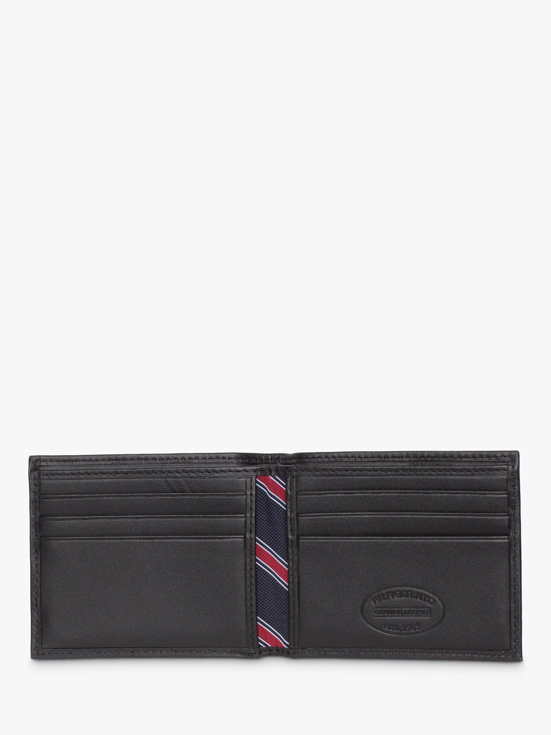 Tommy Hilfiger Eton Leather Card Wallet, Black