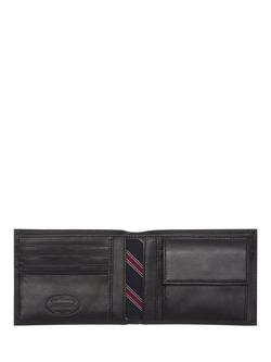 Tommy Hilfiger Eton Leather Coin Wallet - view 2, Black