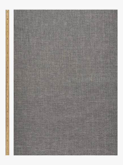 John Lewis Textured Weave Pair Blackout Lined Pencil Pleat Curtains - view 2, Steel