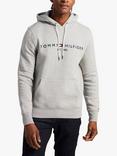 Tommy Hilfiger Logo Hoodie, Cloud Heather