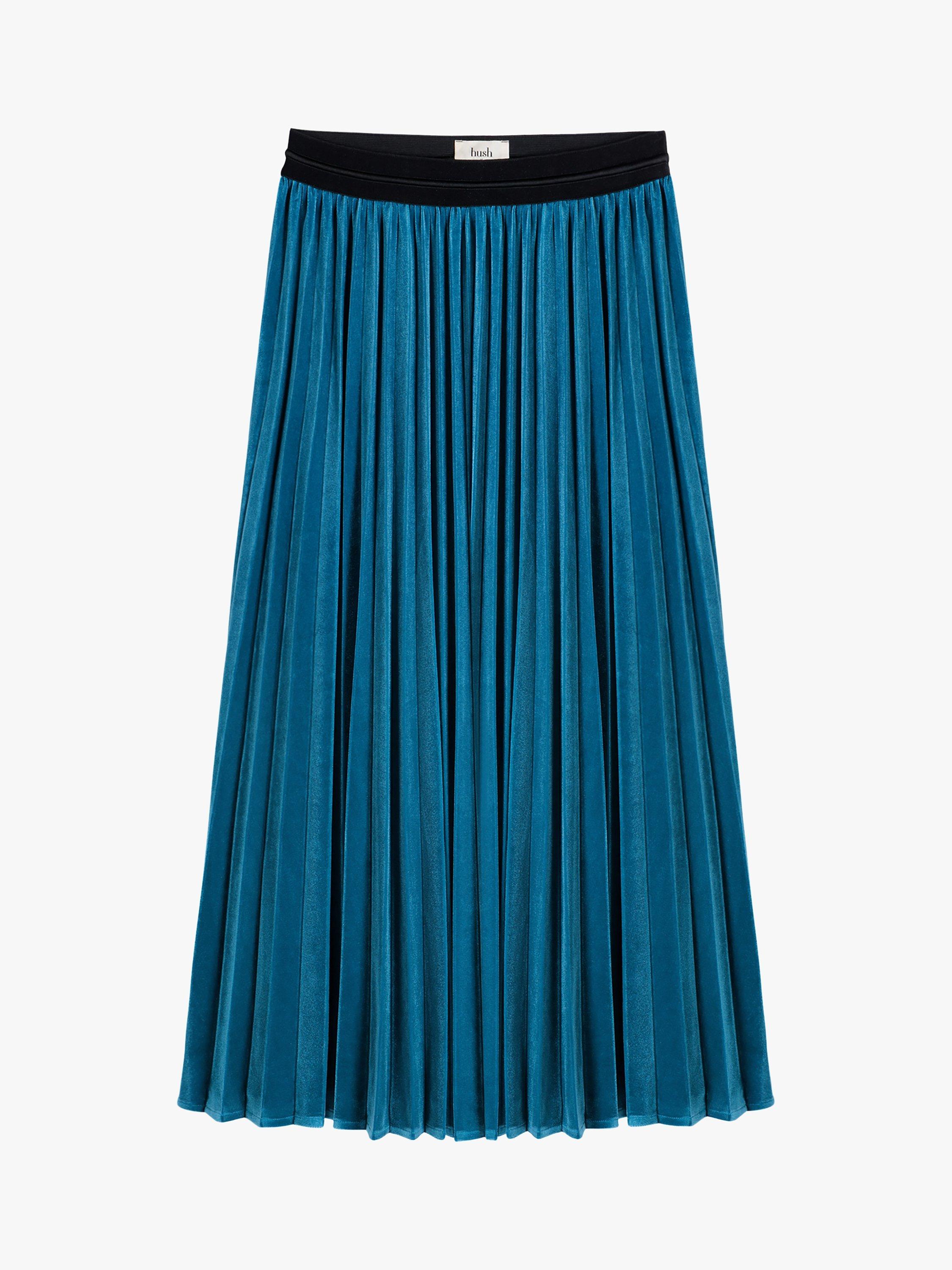 HUSH Thea Velour Maxi Skirt