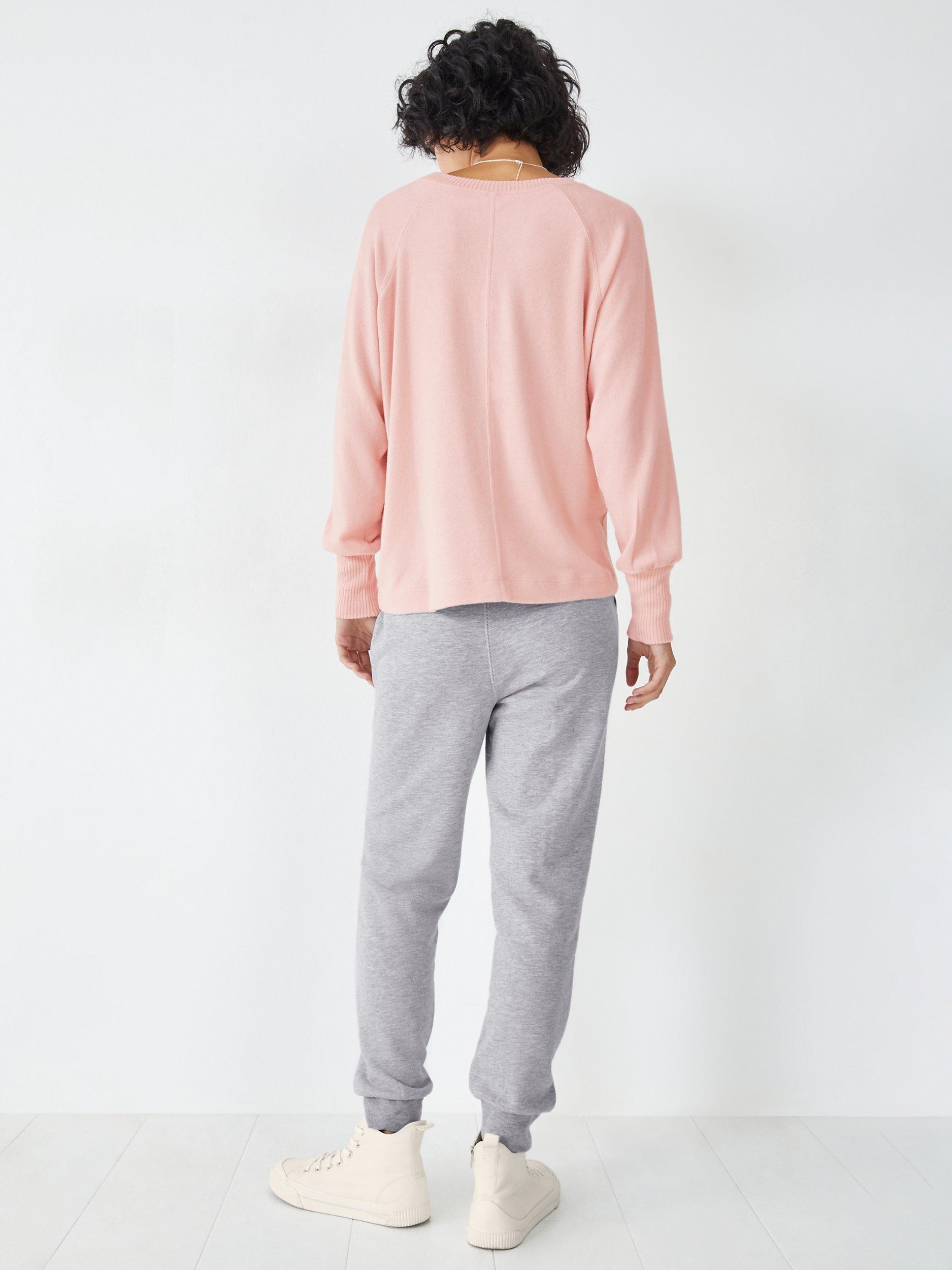 HUSH Theia Slim Joggers, Grey Marl