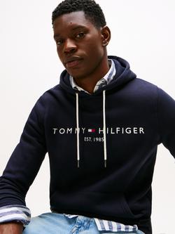 Tommy Hilfiger Fleece Drawstring Hoodie, Sky Captain