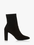 Dune London Optical Suede Ankle Boots, Black