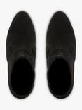 Dune London Optical Suede Ankle Boots, Black