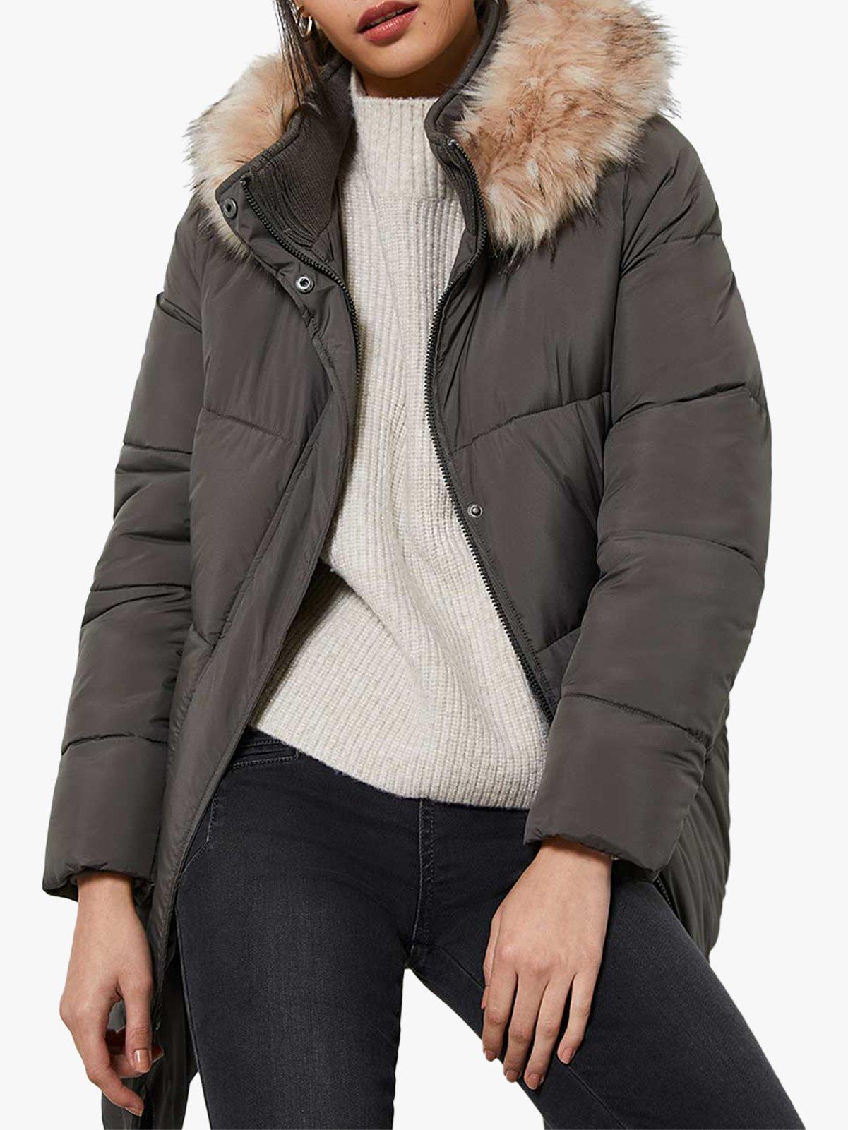 Mint velvet grey parka best sale