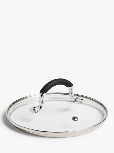 John Lewis Glass Saucepan Lid - view 2, Clear