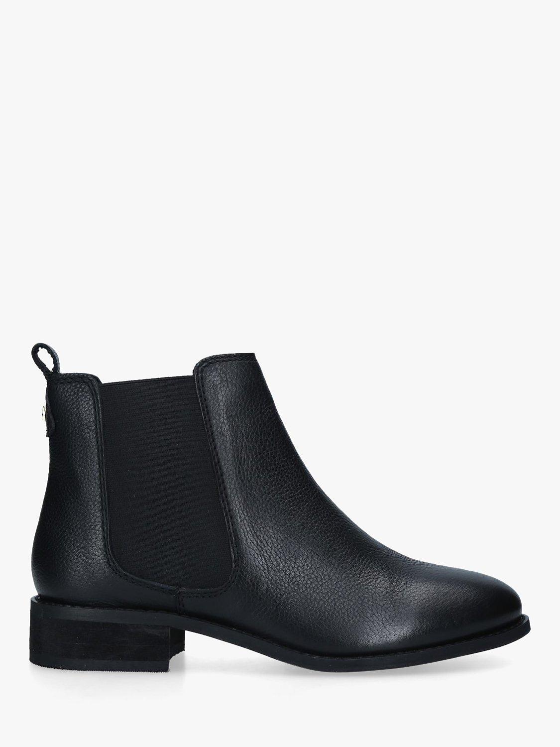 Carvela Stormy Leather Chelsea Boots Black
