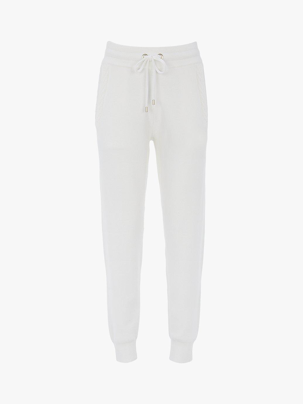 Mint Velvet Joggers, Cream