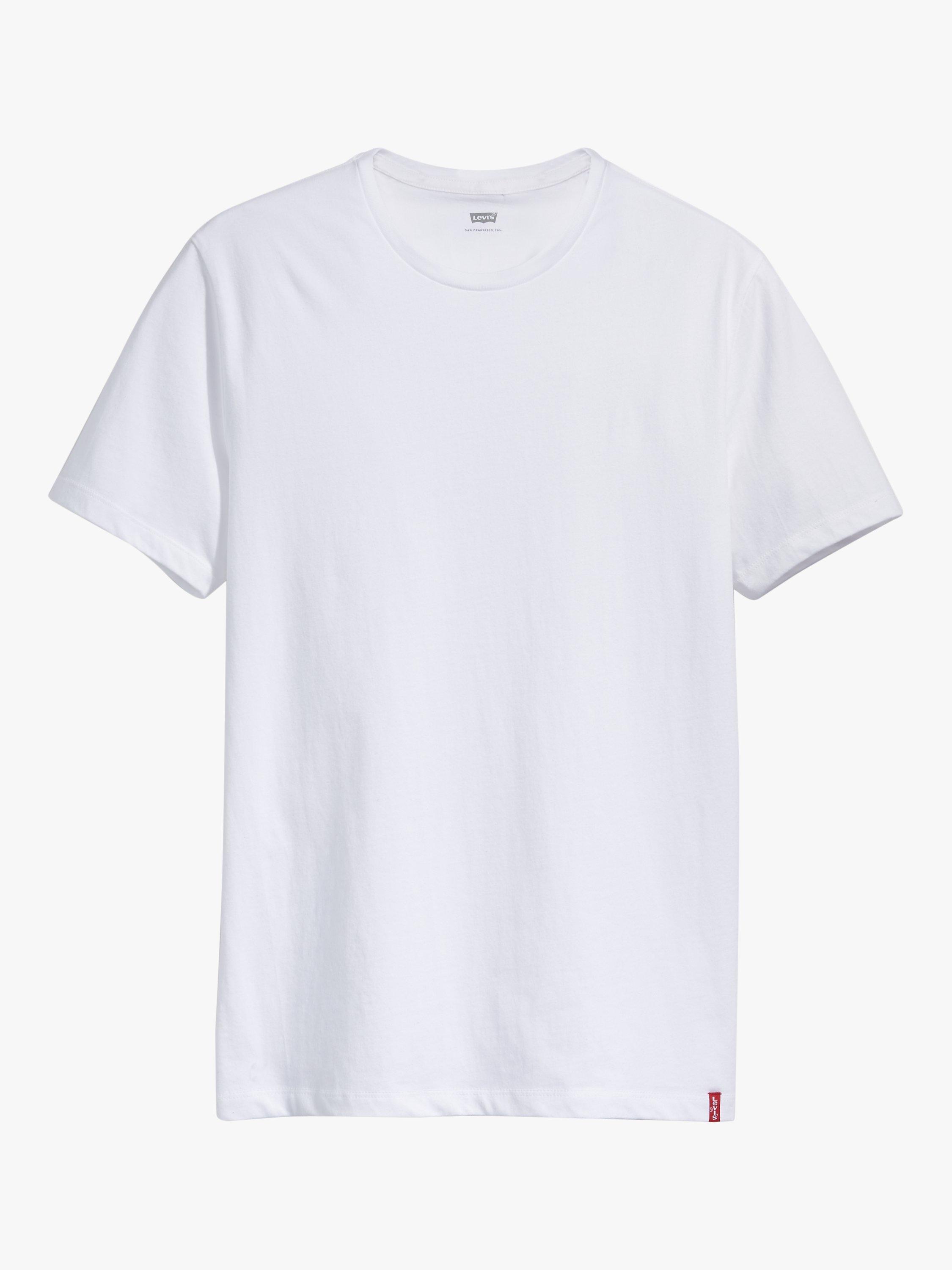 Levi s Cotton Slim Fit Crew Neck T Shirt Pack of 2