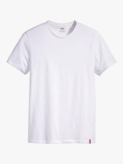Levi's Cotton Slim Fit Crew Neck T-Shirt, Pack of 2 - view 2, White/Heather Grey