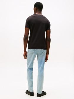 Tommy Hilfiger Flag Logo Crew Neck T-Shirt - view 2, Jet Black