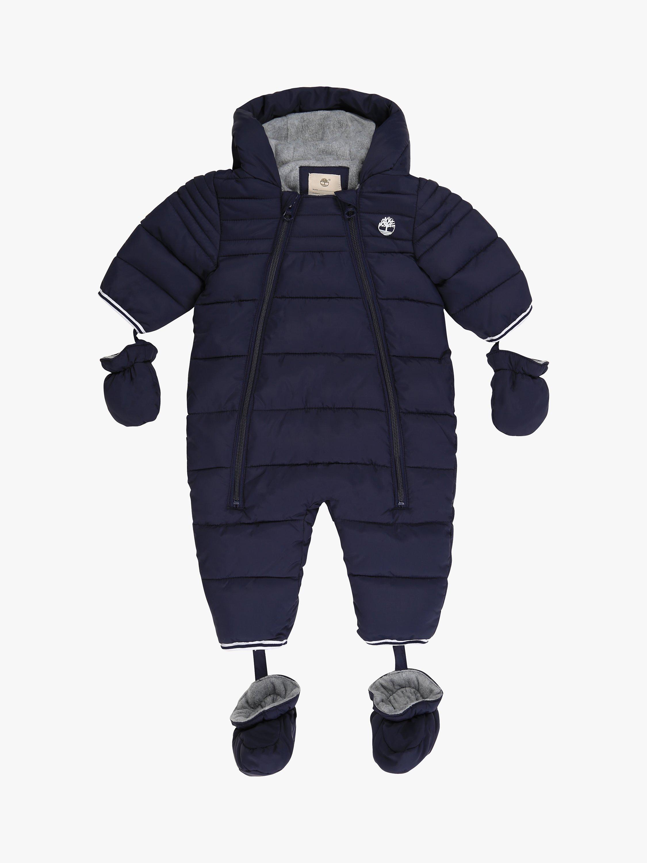 Timberland Baby Puffer Waterproof Snowsuit Navy