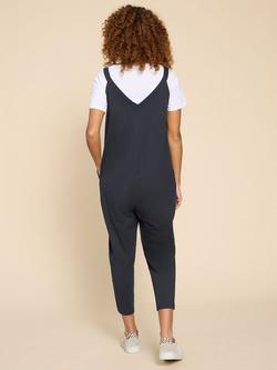 White Stuff Selina Slouchy Jersey Jumpsuit - view 2, Charcoal
