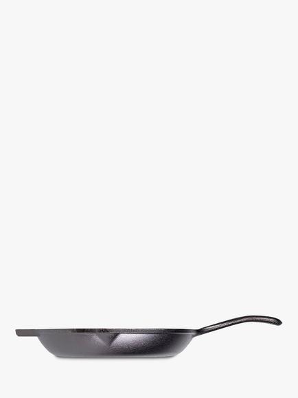 Lodge Cast Iron Skillet Frying Pan - view 2, Black