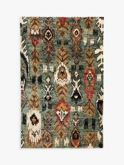 John Lewis Ikat Jute Rug, Green