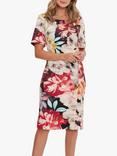 Gina Bacconi Lee Floral Midi Dress, Multi