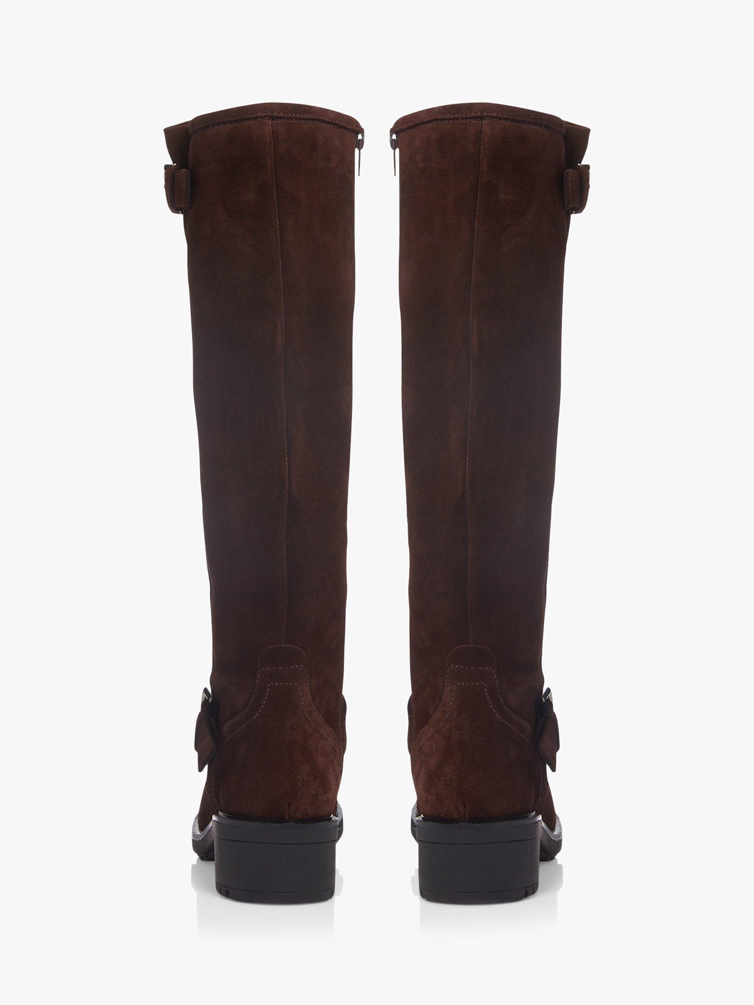 Bertie Trust Suede Cleated Knee High Boots