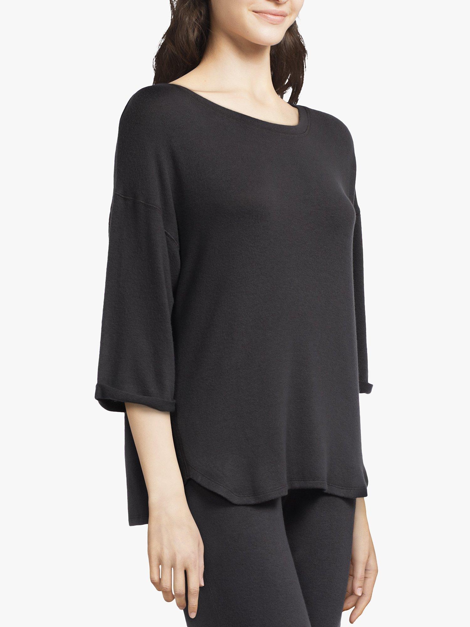 Passionata Guimauve Lounge Top, Dark Grey