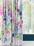 bluebellgray Foxglove Pair Blackout/Thermal Lined Pencil Pleat Curtains, Multi