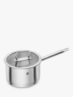 ZWILLING Pro Stainless Steel Saucepan & Glass Lid, Silver