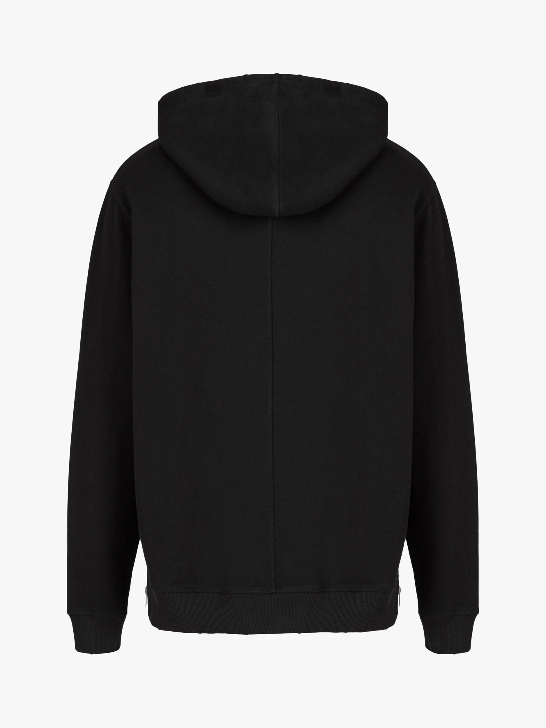 Product image 2 of 6, which shows AllSaints Astray Relaxed Cotton Hoodie, Washed Black, M