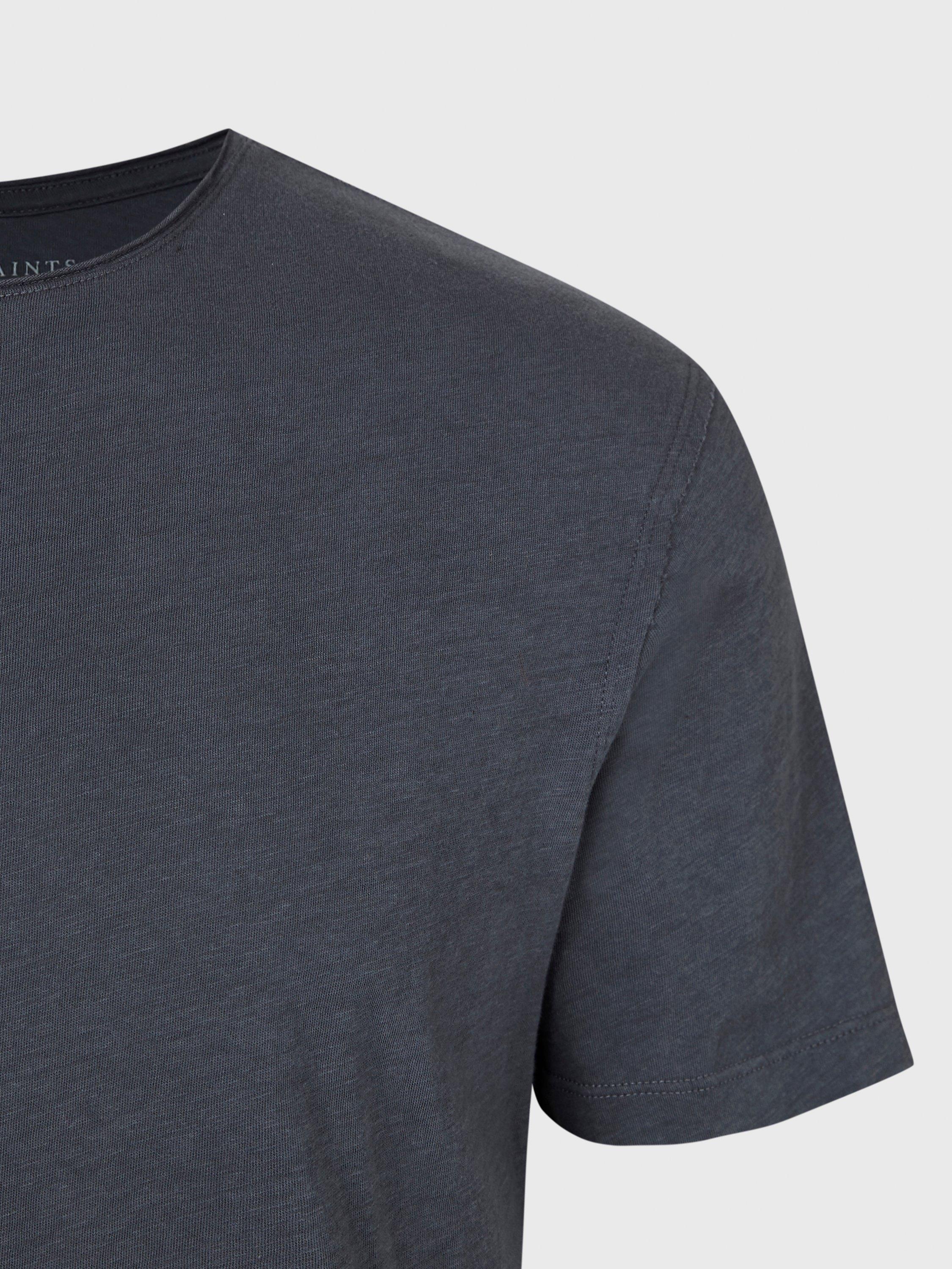 Product image 5 of 5, which shows AllSaints Figure Crew T-Shirt, Aster Blue, M