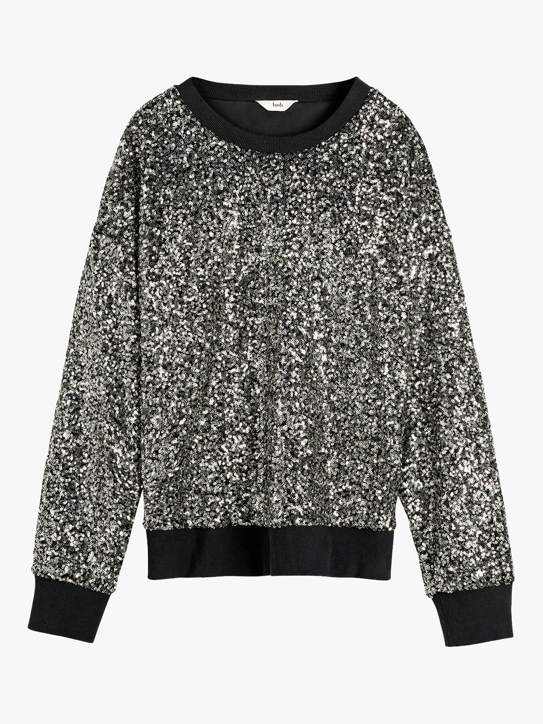 Hush Ryker Embellished Jumper, Black