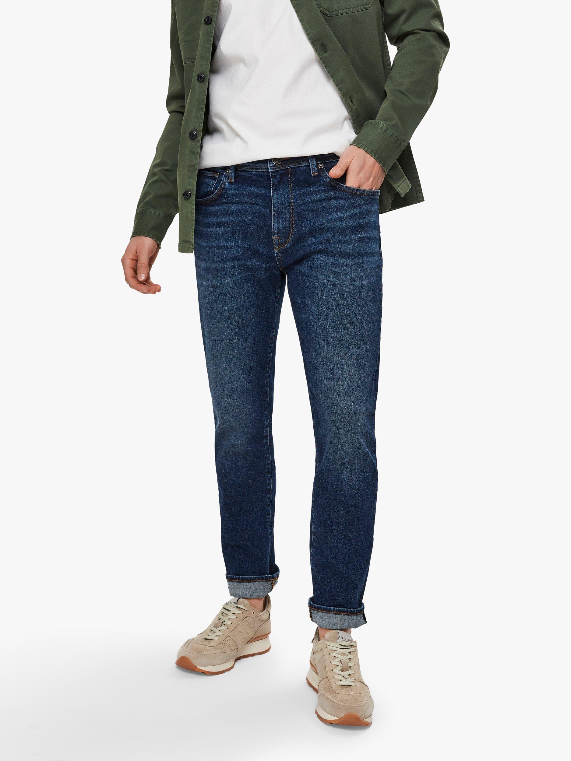 SELECTED HOMME Leon Slim Jeans, Dark Blue