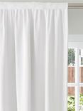 John Lewis Sheer Slot Top Panel, White