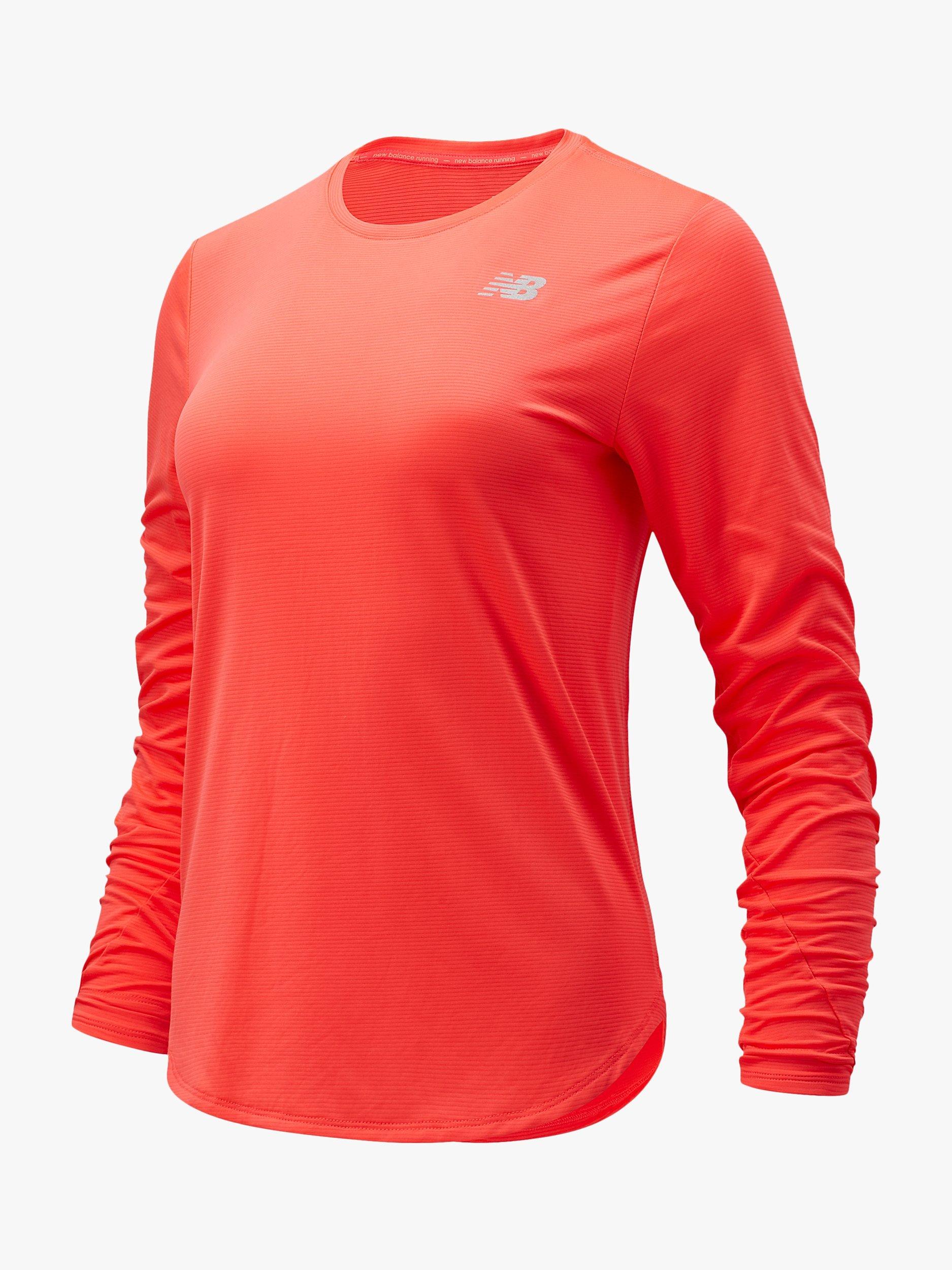 New Balance Accelerate Long Sleeve Running Top, Virtual Coral