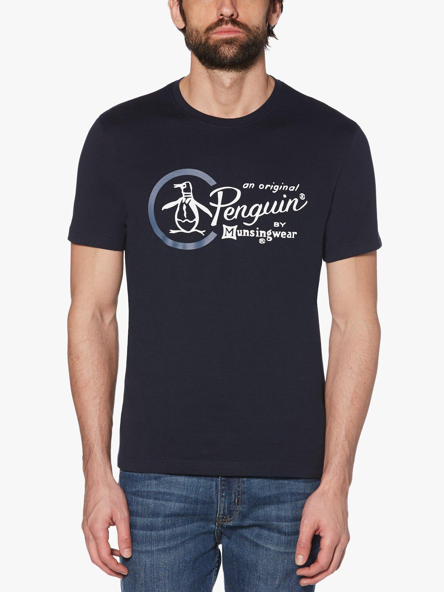 Original Penguin Short Sleeve Crew Neck T-Shirt, 413 Dark Sapphire, XXL