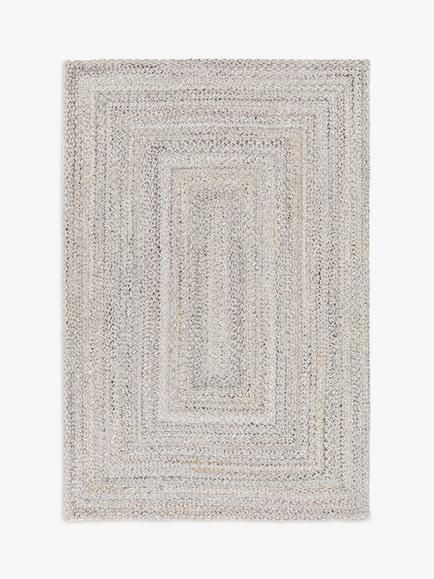 John Lewis Braided Performance Indoor/Outdoor Rug, Marl Grey