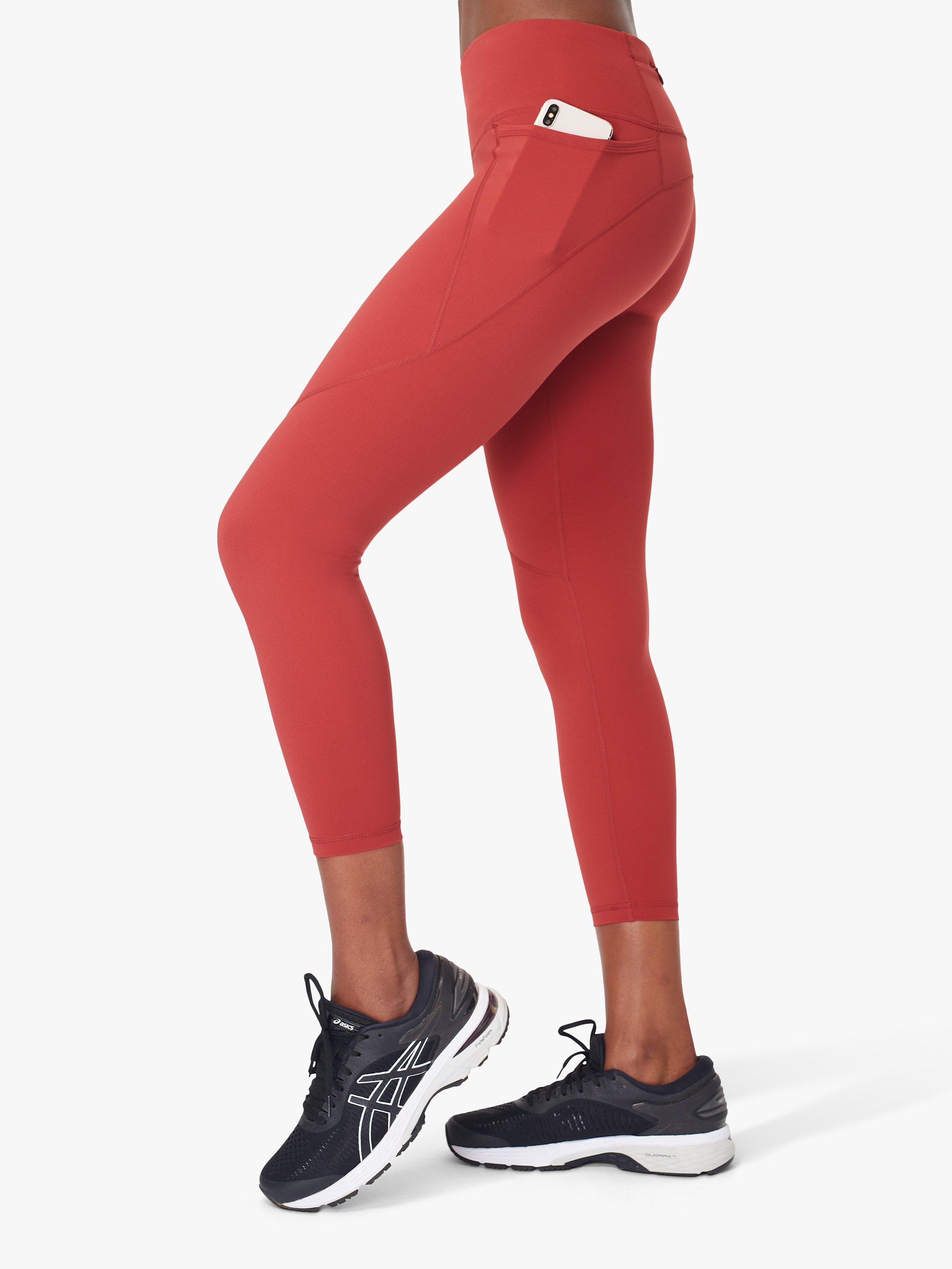 Sweaty Betty Power 7/8 Gym Leggings, Renaissance Red