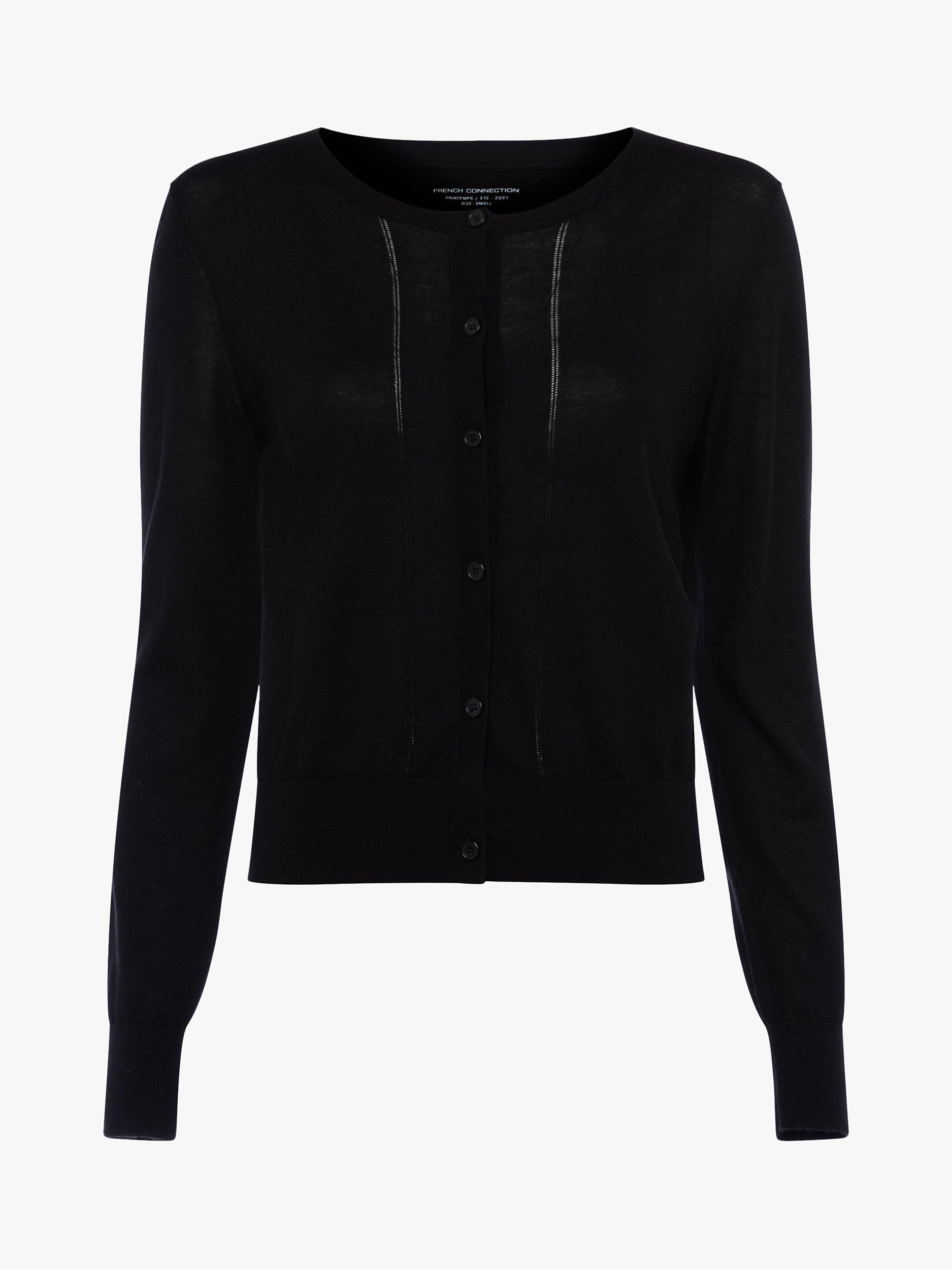French Connection Spring Cardigan, Black