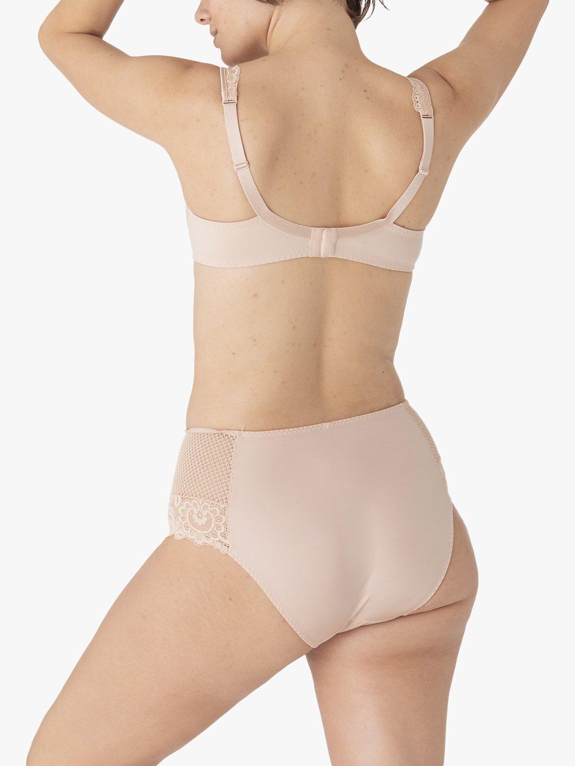 Product image 2 of 4, which shows Maison Lejaby Gaby Lace Balcony Underwired Bra, Rose, 30D